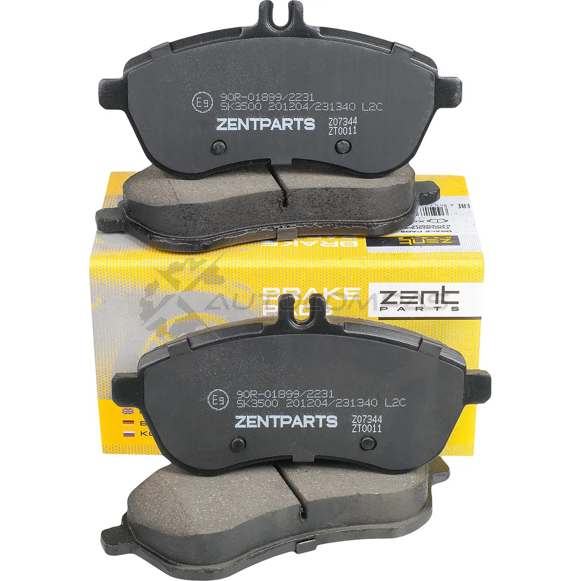 Тормозные колодки дисковые передние Mercedes W2041.8-2.3 07 ZENTPARTS P YL2BL Z07344 1441256875 изображение 2