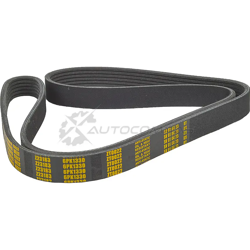 Ремень приводной поликлиновой 6PK1330 Mercedes W210 2.0 97 ZENTPARTS D PL09QE 1441256883 Z23183 - Изображение 1