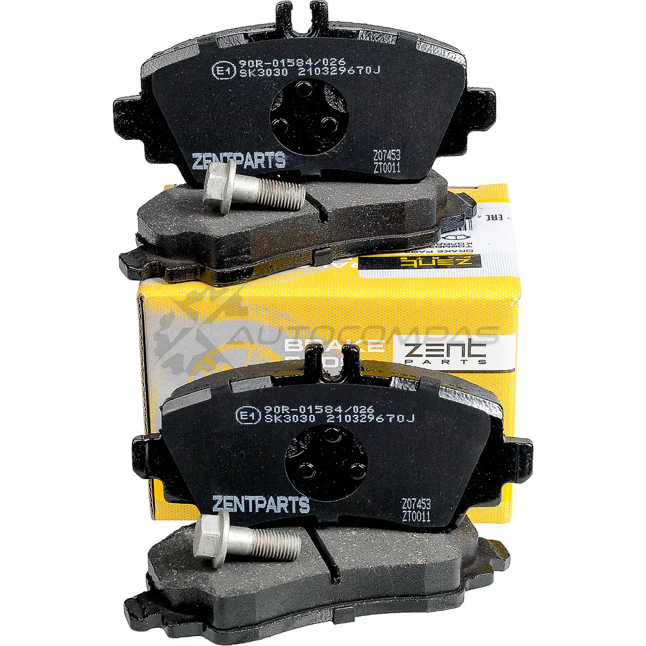 Тормозные колодки дисковые передние Mercedes W168 1.61.92.11.6 CDi1.7 CDi 97-04 ZENTPARTS Z07453 W8FX U 1441257115 - Изображение 1
