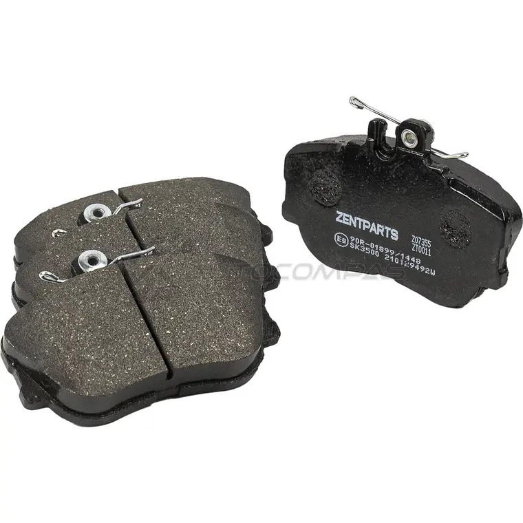 Тормозные колодки дисковые передние Mercedes W202 1.8-2.82.0 D-2.5 TD 93-01 ZENTPARTS Z07355 JQ PRJQ 1441257469 - Изображение 1