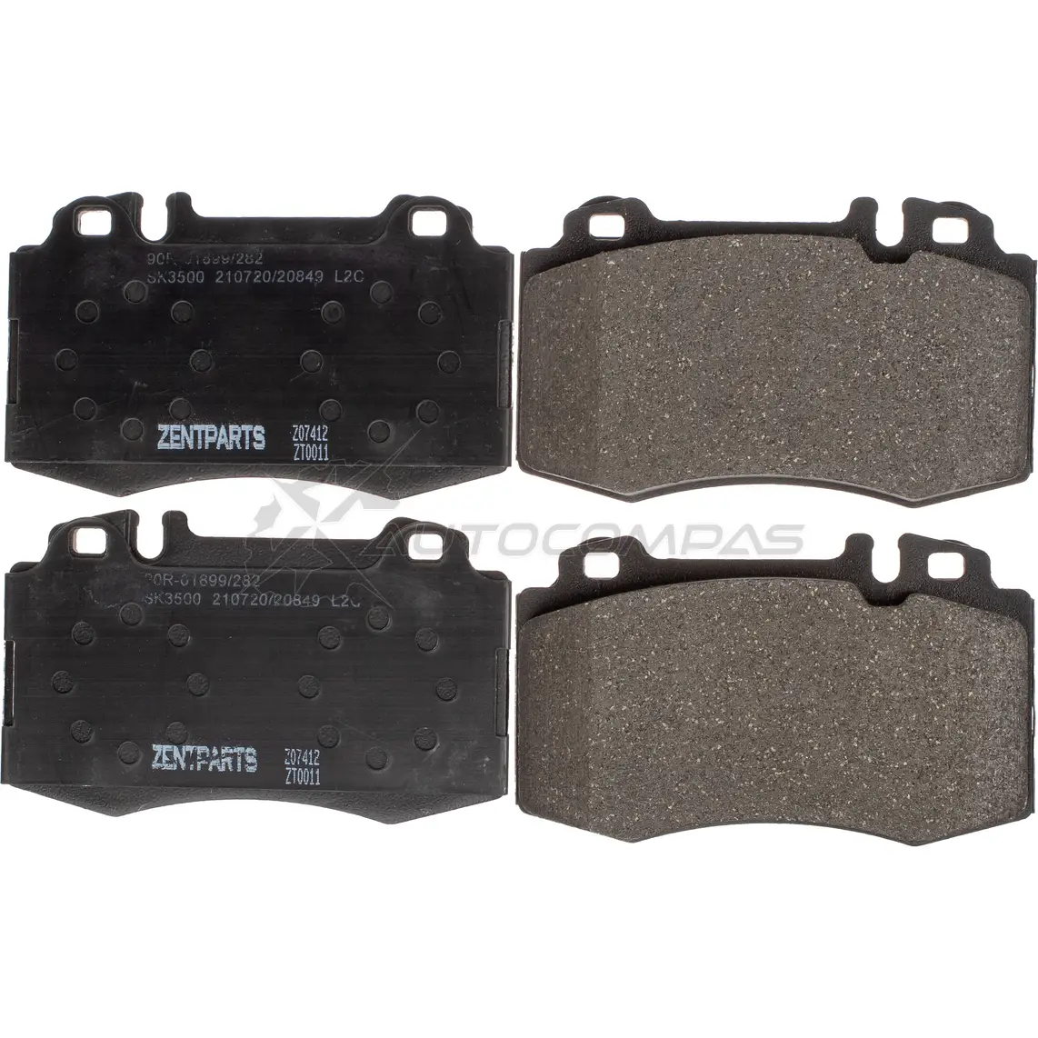 Тормозные колодки дисковые передние Mercedes W220 W211 02 ZENTPARTS Z07412 IDFJ N 1441257573 изображение 1