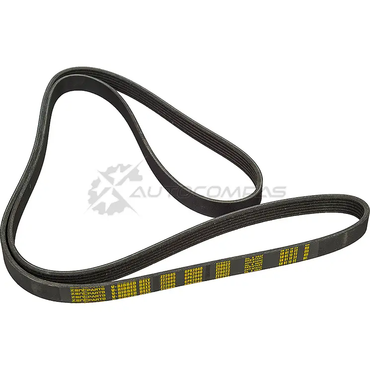 Ремень приводной поликлиновой 6PK2040 Mercedes W124 W202 T1 Vito 1.8-2.22.3-2.9 D 88-02 ZENTPARTS PYV S3DW Z22685 1441257802 - Изображение 1