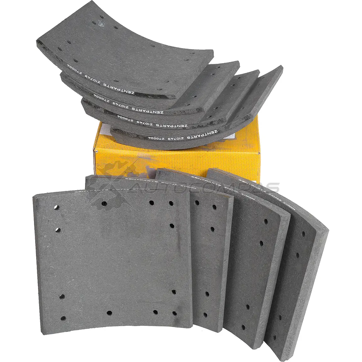 Накладки тормозной колодки с заклепками STD 22.5-19.9 (420x180) ( 6x15 96) R O R ZENTPARTS 7 WCNF 1441258018 Z10749 - Изображение 1