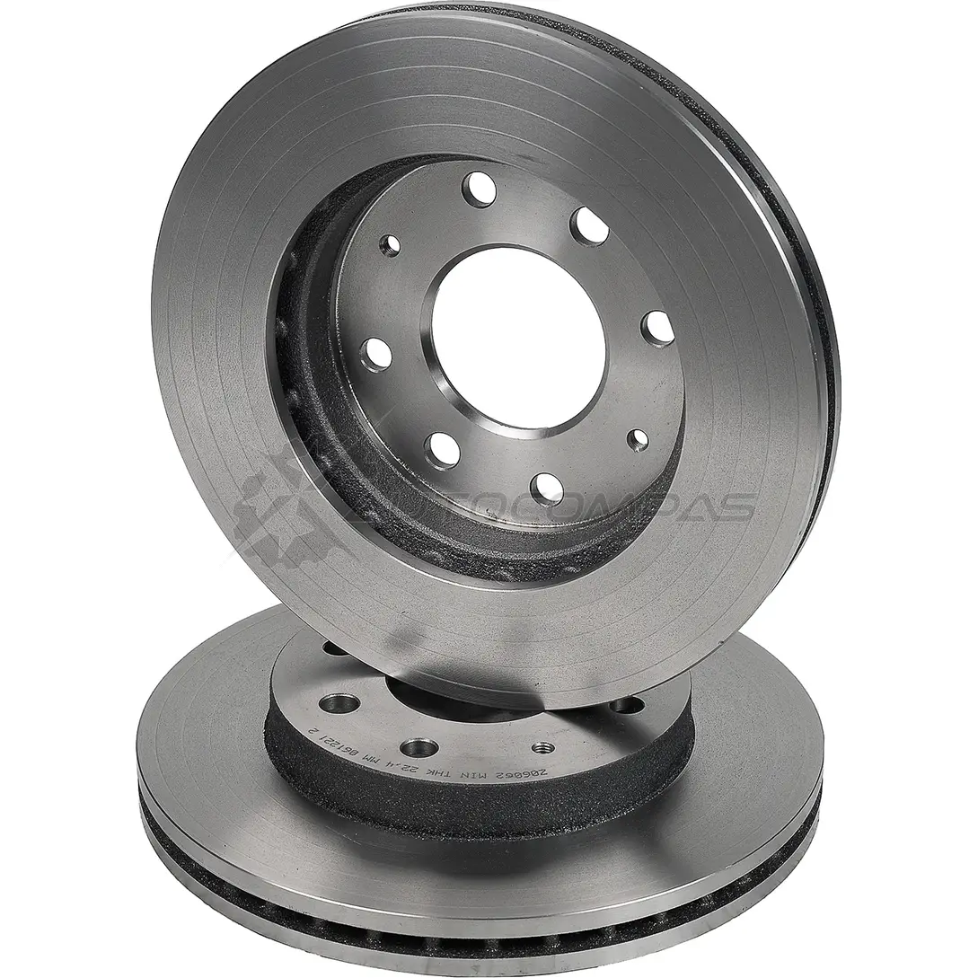 Тормозной диск передний Mitsubishi Galant, Volvo V40 1.8-2.4 D 87 ZENTPARTS 1441258372 Z06062 19 P2I - Изображение 1