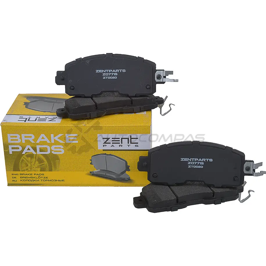 Тормозные колодки дисковые Nissan Teana 3 2.5 13 ZENTPARTS Z07715 1441259063 IAIW0 Q изображение 1