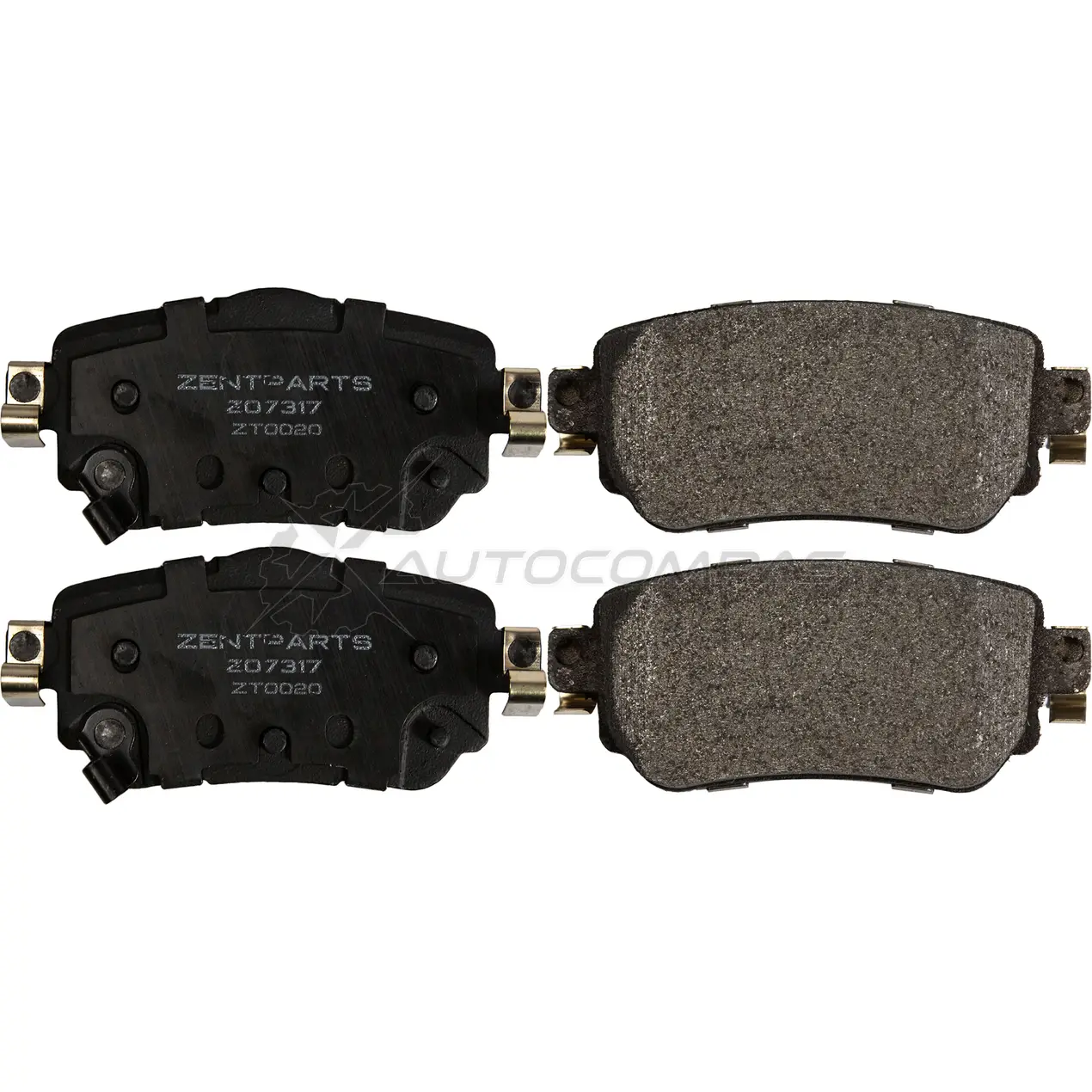 Тормозные колодки дисковые задние Nissan Qashqai 1.2-1.6i DCi 14 ZENTPARTS Z07317 1441259068 WF F98X - Изображение 1