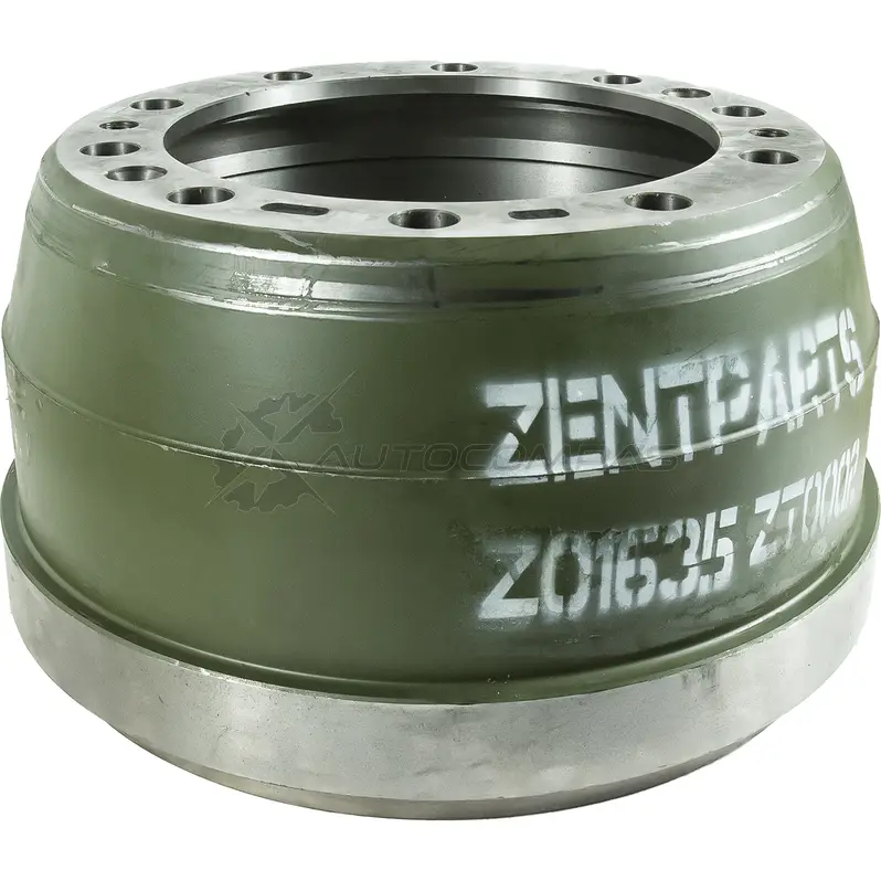 Тормозной барабан 410x175195 H=261 d= n10x28 Volvo F L710 FH1216 F12 ZENTPARTS 1441259441 Z01635 6SD FP9 - Изображение 1