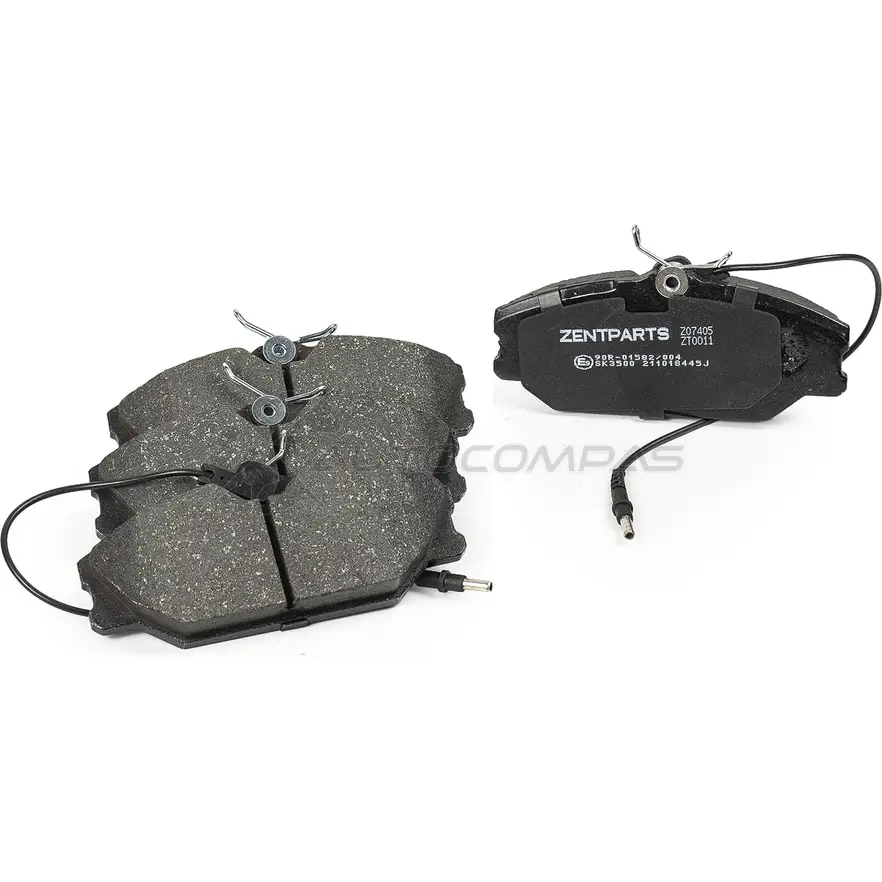 Тормозные колодки дисковые передние Renault Laguna 1.6-2.2 DTi 93-01 Megane 1.6-1.9 DTi ZENTPARTS Z07405 3 LIWLN4 1441259811 - Изображение 1