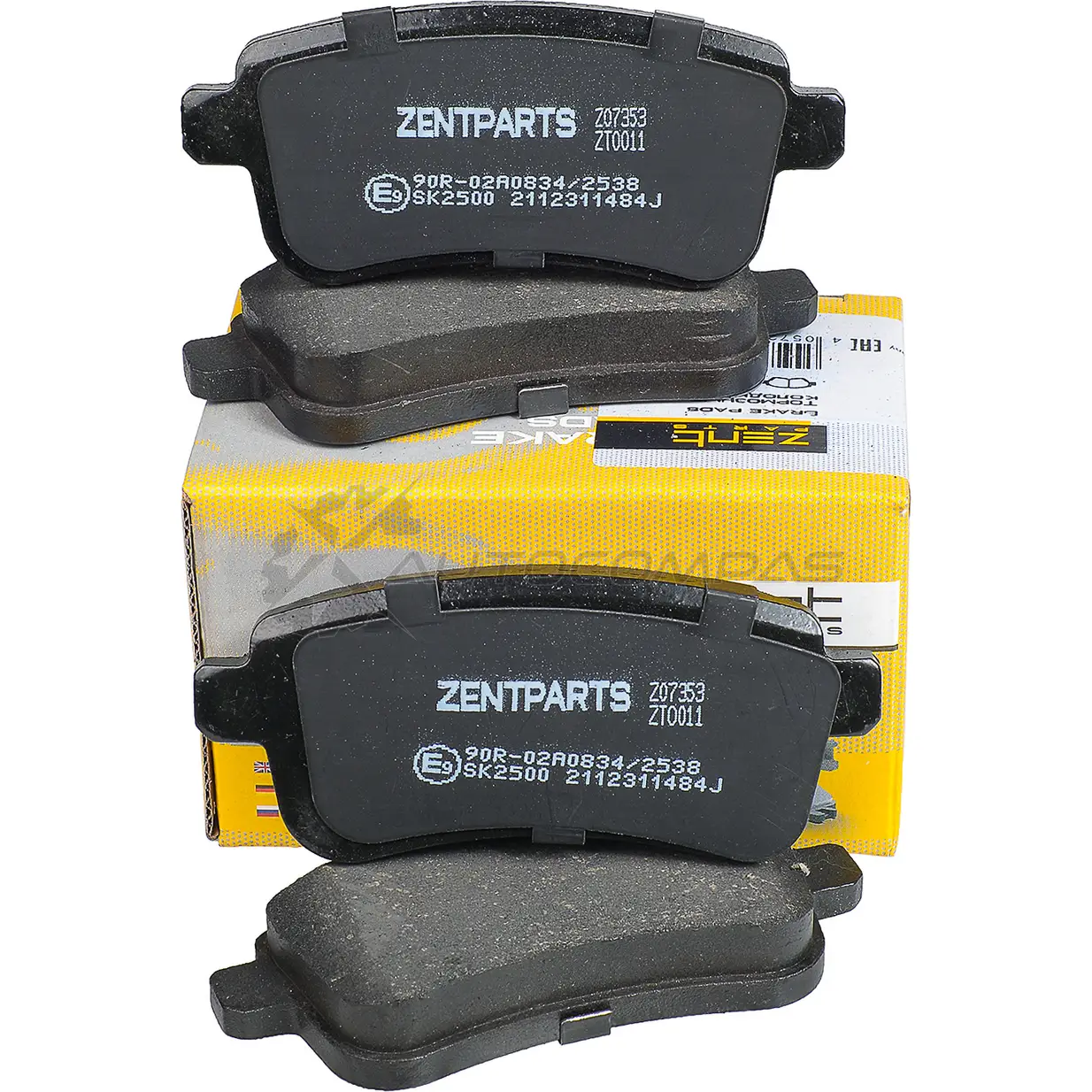 Тормозные колодки дисковые задние Renault Megane Sedan Coupe 08 ZENTPARTS Z07353 FEYHQ3 P 1441260049 изображение 2