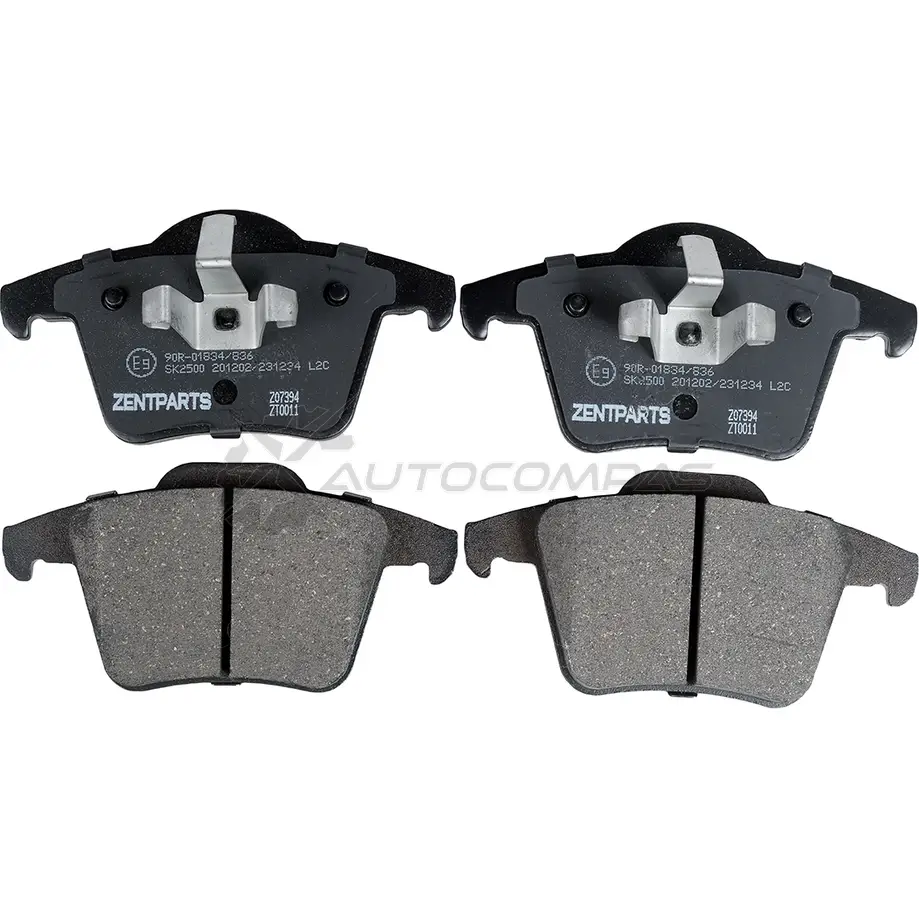Тормозные колодки дисковые задние Volvo X C90 2.5i T3.0i T62.4 D5 02 ZENTPARTS 1441260185 A2N A9 Z07394 - Изображение 1
