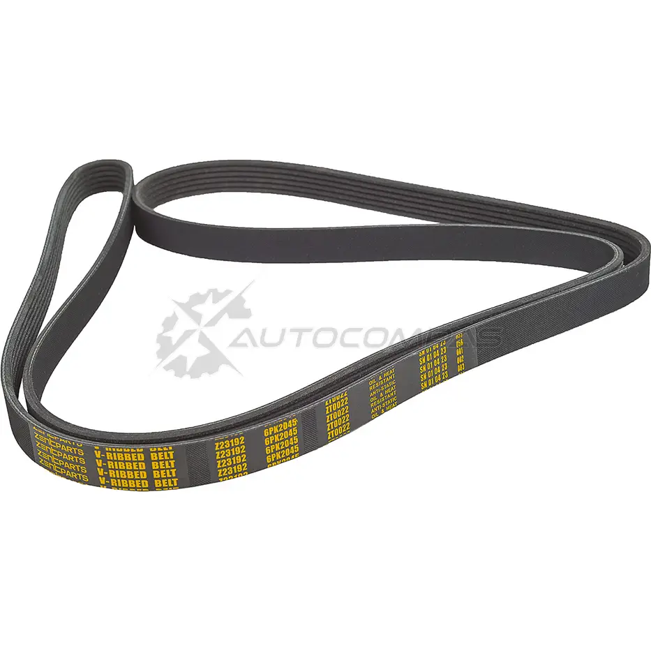 Ремень приводной поликлиновой 6PK2045 Suzuki Grand Vitara 2 2.4 09 ZENTPARTS 1441260486 Z23192 XX17UV H - Изображение 1