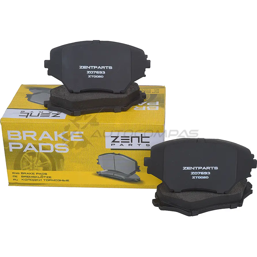 Тормозные колодки дисковые Toyota R A V4 1.82.0 W Ti2.0 D4- D 00 ZENTPARTS Z07693 1EX LWL 1441260593 изображение 1