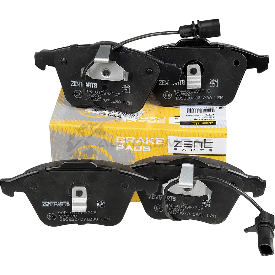 Тормозные колодки дисковые передние Audi A6 2.42.73.02.5 TDi Quattro 01 ZENTPARTS 1441261966 Z07464 MCGY 7S изображение 3
