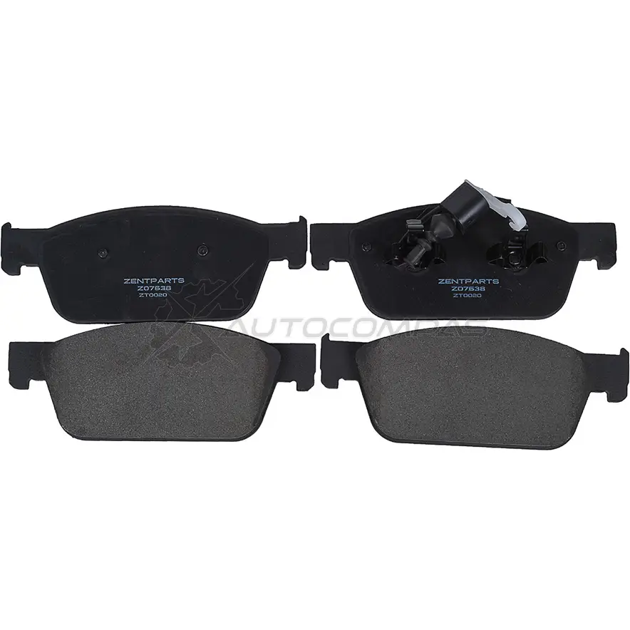Тормозные колодки дисковые передние Volkswagen T5 2.0 TDi 09 ZENTPARTS Z07638 3RY129 0 1441262269 - Изображение 1