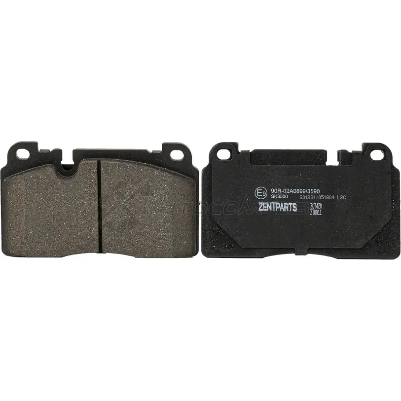 Тормозные колодки дисковые передние Audi Q5 2.0 TFSi3.0 TFSi2.0 TDi3.0 TDi 08 ZENTPARTS R39 KTGZ 1441262532 Z07420 изображение 2