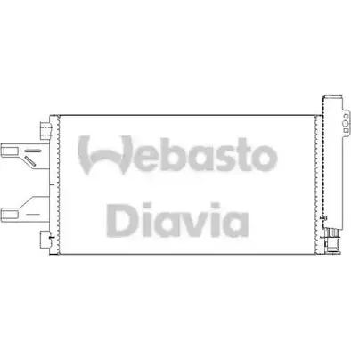 Радиатор кондиционера WEBASTO JPA5SF 82D0225676A 1277120199 F GMSO изображение 0