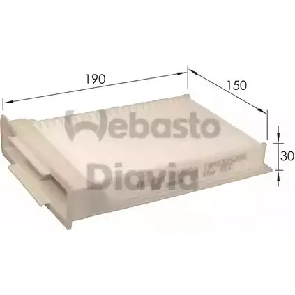 Салонный фильтр WEBASTO SWZ CO 82D0325206A PKGBD7 1278366903 изображение 0