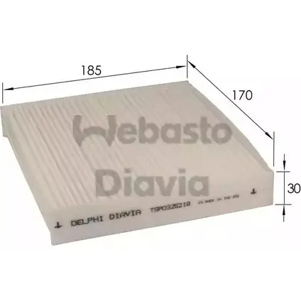 Салонный фильтр WEBASTO 82D0325218A 1278383789 9HJB0YW B BW3E