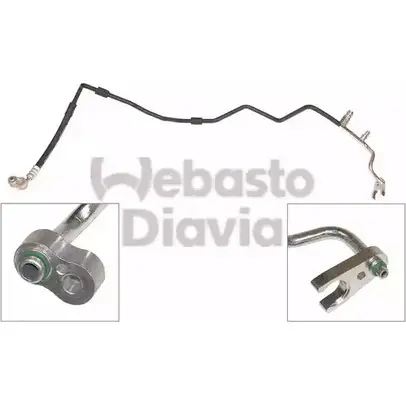 Трубка, шланг кондиционера WEBASTO 82D0796677A 5RII7 WP 1281599233 R024L изображение 0