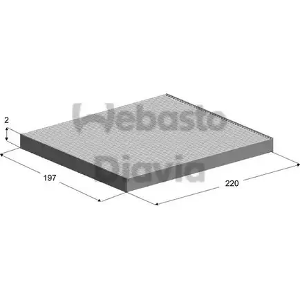 Салонный фильтр WEBASTO 82D0325148A 7P9XOW 1286825893 I6PS7G C