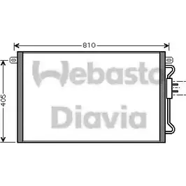 Радиатор кондиционера WEBASTO 82D0226183MA XWDR HW 1291172800 62E9H8 изображение 0