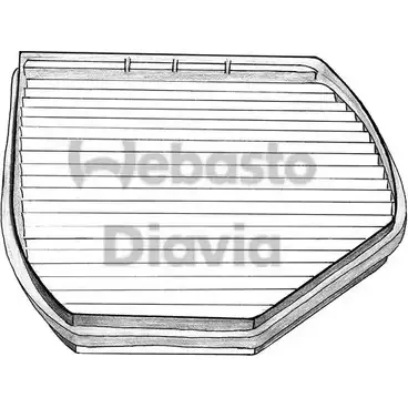 Салонный фильтр WEBASTO 82D0325040MA EUVE9H S 1291244464 EG2B51