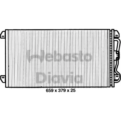 Радиатор кондиционера WEBASTO 82D0225240A HR1UM QDNS 9T 1291279272