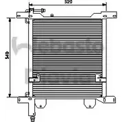 Радиатор кондиционера WEBASTO Q7DL4V8 96 4A4 1296931787 82D0225414A