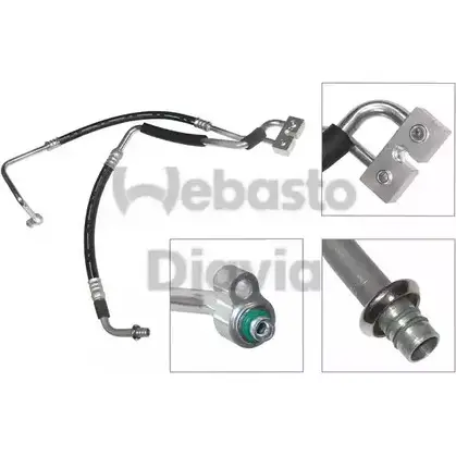 Трубка, шланг кондиционера WEBASTO D0VF Q 1298614662 82D0796177A 8QDEG