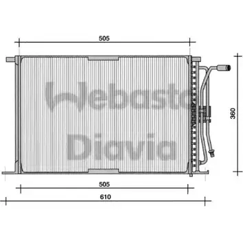 Радиатор кондиционера WEBASTO 72RP0FC 1302629791 45GV 0 82D0225026A