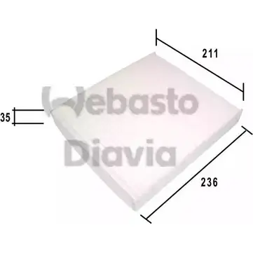 Салонный фильтр WEBASTO 3G JTS 1305552707 15QWKX 82D0325180A