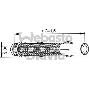 Осушитель кондиционера WEBASTO 1310582525 82D0175741MA T7Z0 DUK DBXGJ изображение 0