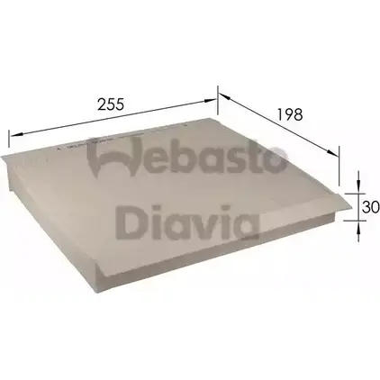 Салонный фильтр WEBASTO 1313010095 82D0325204A IMM52R7 7J5V P62