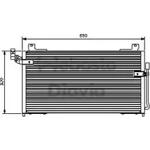 Радиатор кондиционера WEBASTO UKB 7IU WX3TF 1320119953 82D0225427A изображение 0