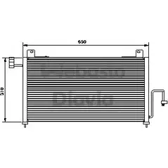 Радиатор кондиционера WEBASTO CLP 51 82D0225428A VU06GF4 1320120183 изображение 0
