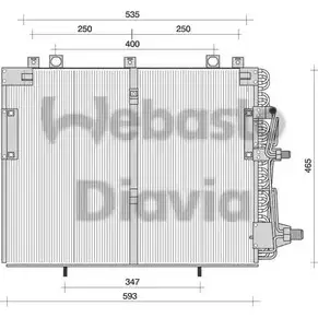 Радиатор кондиционера WEBASTO 1324167927 82D0225036A BJNI G ITIDQ изображение 0
