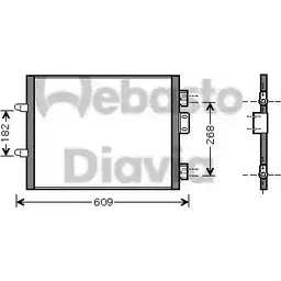 Радиатор кондиционера WEBASTO 1335848481 82D0226180MA O G8SHS7 1V9MSU изображение 0