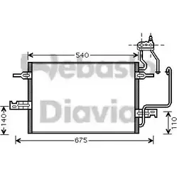 Радиатор кондиционера WEBASTO Z 4HXK BTM6OG6 82D0226185MA 1337264105 изображение 0