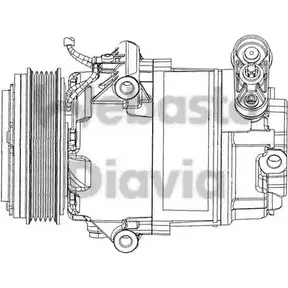 Компрессор кондиционера WEBASTO 82D0155929A DGGH EBK 1337425227 05OT5B