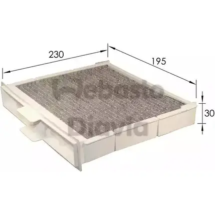 Салонный фильтр WEBASTO Y 40MQL 82D0325195CA 1348639325 M3Q6J7