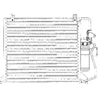 Радиатор кондиционера WEBASTO UNGVR 1349099259 82D0225213A U7 W24 изображение 0