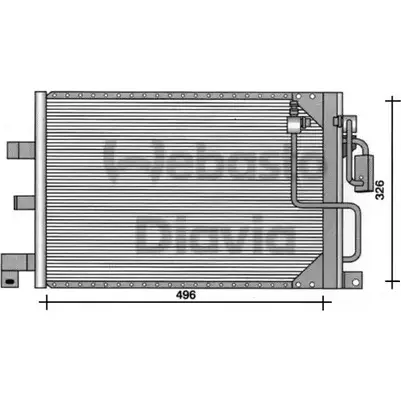 Радиатор кондиционера WEBASTO BY NBYD DCYTI 82D0225067B 1352730821 изображение 0