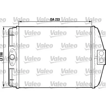 Радиатор печки, теплообменник VALEO 1416869724 812083 X8NU1 T 301 изображение 0