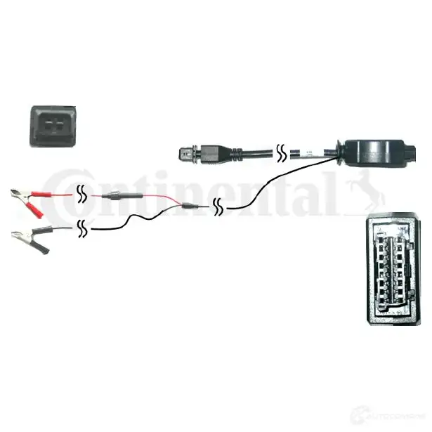Кабель шины OBD блока самодиагностики VDO a2c59512974 WR1CSVS 895021 03. 9301-3016.1