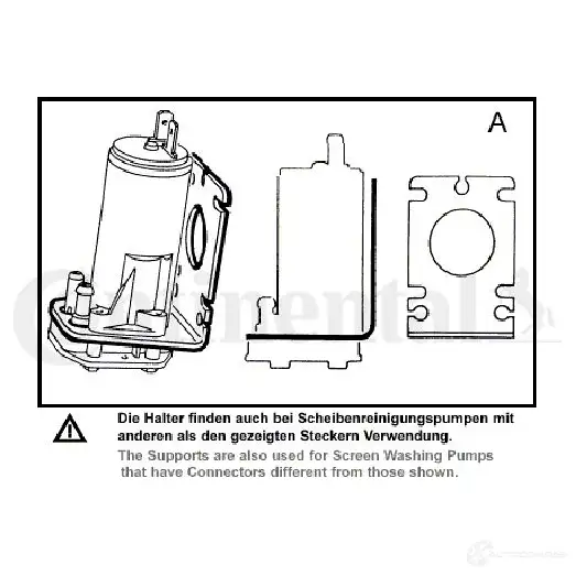 Моторчик омывателя стеклоочистителя VDO 894170 ZQU HBB 4103590672018 246075010001z изображение 1