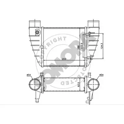 Интеркулер SOMORA 1418457198 021645R VSX UK GNWYDZ изображение 0