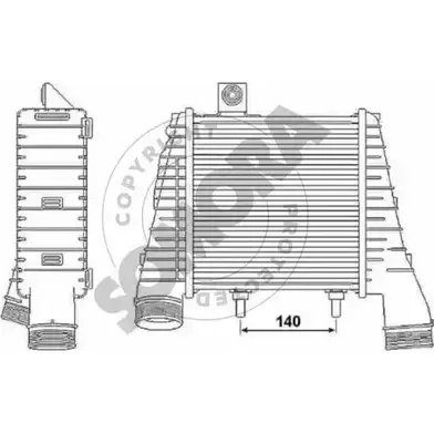 Интеркулер SOMORA E3272B T 024245L DCY4EA 1418457599