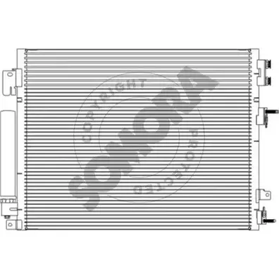 Радиатор кондиционера SOMORA V18289 50UR HU 038060A 1418457768