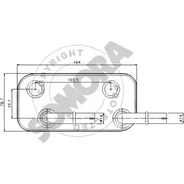 Радиатор АКПП SOMORA CS1QYC 1418458118 040566 MF8A L50