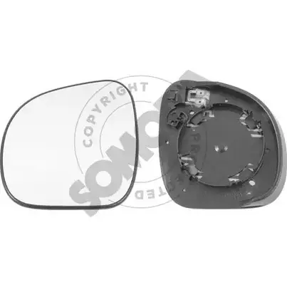 Зеркальный элемент, стекло наружного зеркала SOMORA L I164GL 1418459144 050556G 471P7JU
